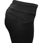 Calça Flare Feminina Adulto Suplex Power Preto