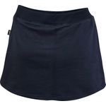 Short Saia Adulto Feminino Moletinho Azul Marinho 