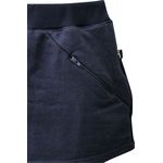 Short Saia Adulto Feminino Moletinho Azul Marinho 