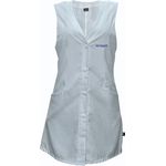 Jaleco Feminino Regata Comprido Branco Em Gabardine