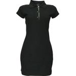 Vestido Gola Polo Preto