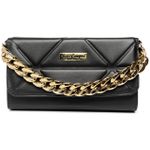 Bolsa Bag Transversal Duas Correntes Preto