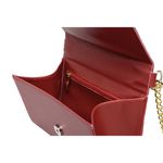 Bolsa Bag Transversal Duas Correntes Bordô