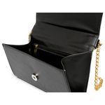 Bolsa Bag Transversal Duas Correntes Preto