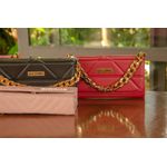 Bolsa Bag Transversal Duas Correntes Branco