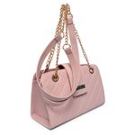 Bolsa Bag Transversal Baú Rosa