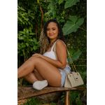 Bolsa Bag Transversal Baú White-Off