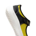 Tênis Boneca Sapatilha Preto Com Amarelo