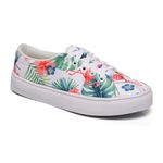 Tênis Sapato Casual Flor Verde