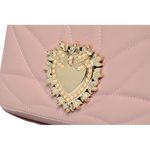 Bolsa Bag Transversal Coração Rosa