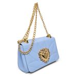 Bolsa Bag Transversal Coração Azul