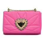 Bolsa Bag Transversal Coração Pink