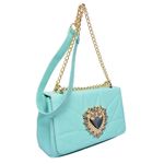 Bolsa Bag Transversal Coração Verde