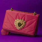 Bolsa Bag Transversal Coração Pink