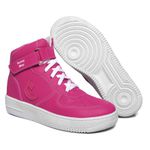 Tenis Sapato Cano Alto Pink