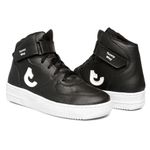 Tenis Sapato Cano Alto Unissex Preto