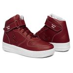 Tenis Sapato Cano Alto Unissex Bordo