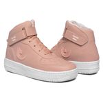 Tenis Sapato Cano Alto Unissex Rosa