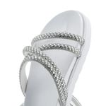 Sandália Papete Flat Birken Feminina Branca