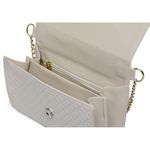 Bolsa Bag Transversal Metalassê White-Off
