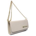 Bolsa Bag Transversal Metalassê White-Off