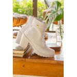 Bota Coturno Salto Alto 