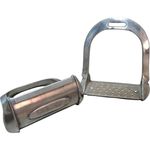 ESTRIBO HÍPICO MILITAR CRAQUELADO ZB INOX PRATA