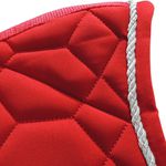 MANTA HÍPICA DE SALTO COM CADARÇO COLMEIA VERMELHO