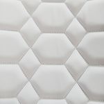 MANTA HÍPICA DE SALTO COM CADARÇO COLMEIA BRANCO/ROSA