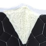 MANTA HÍPICA DE SALTO COM CADARÇO COLMEIA BRANCO/ROSA