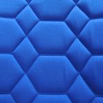 MANTA HÍPICA DE SALTO COM CADARÇO COLMEIA AZUL