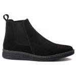 Bota de Couro Nobuck Preta para Aventuras Sofisticadas Ac Ferraz Explorando a Natureza com Estilo