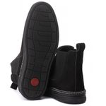 Bota de Couro Nobuck Preta para Aventuras Sofisticadas Ac Ferraz Explorando a Natureza com Estilo