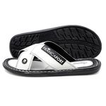 Chinelo Em Couro Modelo Fechado Franca Forte Masculino Confortável Resistente Antiderrapante