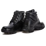 Bota Masculina Coturno BPM400 Militar Motociclista Motoqueiro Casual Preta Resistente Cano Curto Conforto