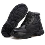 Bota Masculina Coturno BPM400 Militar Motociclista Motoqueiro Casual Preta Resistente Cano Curto Conforto