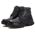 Bota Masculina Coturno BPM400 Militar Motociclista Motoqueiro Casual Preta Resistente Cano Curto Conforto