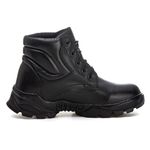 Bota Masculina Coturno BPM400 Militar Motociclista Motoqueiro Casual Preta Resistente Cano Curto Conforto