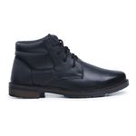 Bota Masculina Coturno em Couro com Cadarço Total Conforto