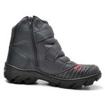 Coturno Bota De Motoqueiro Semipermeável Resistente Unissex de Couro Casual Confortável