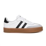 Tênis Feminino em Couro Linha Ganza Casual Lecas