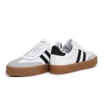 Tênis Feminino em Couro Linha Ganza Casual Lecas