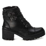 Bota Feminina Preta Tratorada em Couro Legitimo Ref.: 6732 Pettinari - Modernidade e Resistência!