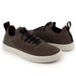 Tênis Masculino Marrom Meia Casual Moderno Pettinari Confort Calce Fácil Original