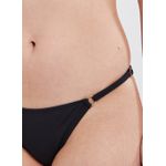 Biquini Fio Dental Preto 60 - UV50+, Poliamida Premium