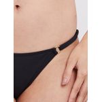 Biquini Fio Dental Preto 60 - UV50+, Poliamida Premium