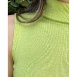 Cropped Tricot Verde Limão