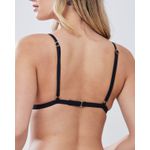 Biquini Fio Dental com Top Fixo Preto 563