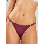 Biquini Fio Composé Branco e Roxo 740