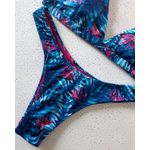 Biquini Asa Delta Monstera Azul 776